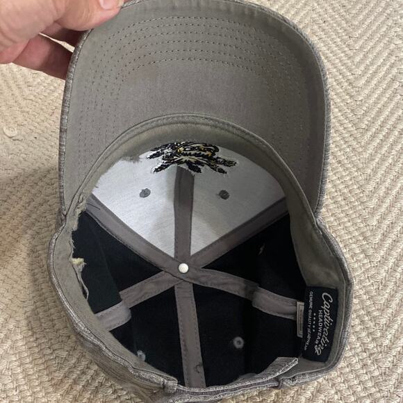 WSU Wichita State NCAA Shockers Cap Hat Adjustable Gray OS - Picture 3 of 7